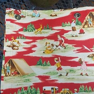 Happy Campers shower curtain